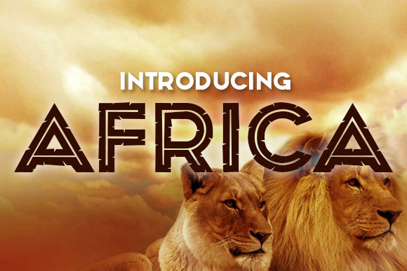 Africa: The Bold Display Font for Scroll-Stopping Visuals