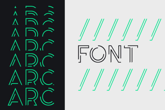 Arc: The Unique Display Font for Elevated Branding Projects