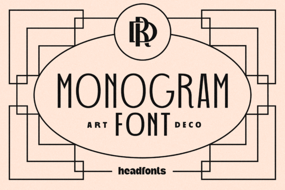 Art Deco Monogram: The Modern Typeface for Professional Branding