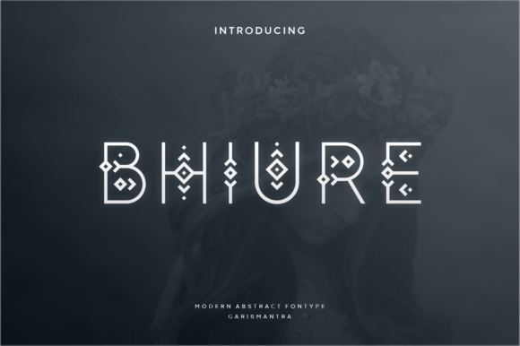 Bhiure: A Minimalist Linear Display Font for Editorial Design