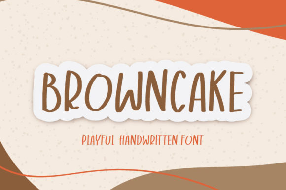 Browncake: The Playful Display Font for Handmade Creators