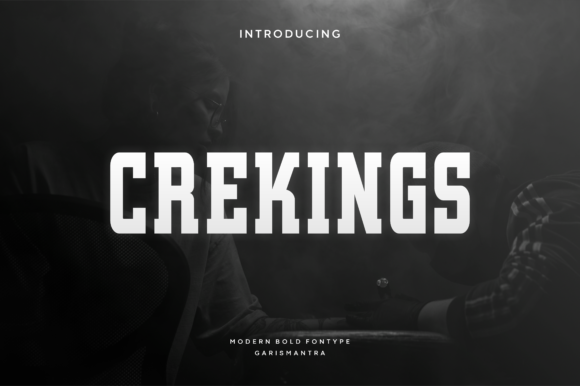 Crekings: The Bold Display Font for High-Impact Campaigns