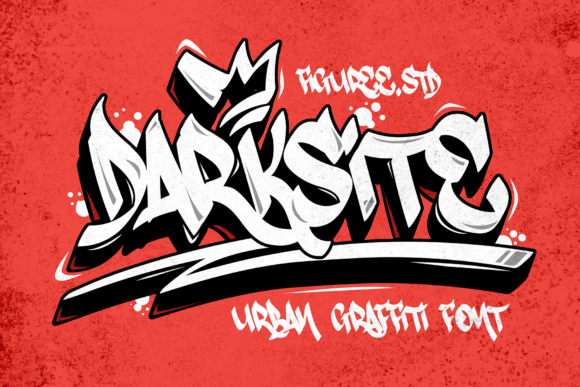Darksite: The Urban Graffiti Display Font for Bold Branding