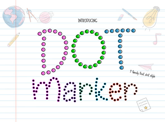 Dot Marker: The Premium Display Font for Polished Branding