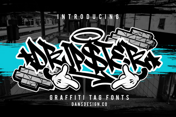 Dripster: The Ultimate Graffiti Display Font for Bold Branding