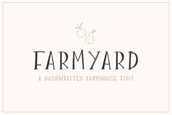 Farmyard Display Font for Modern Web Design