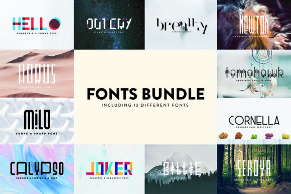 Fonts Bundle Vol 1: Premium Display Type for Scroll-Stopping Campaigns