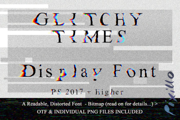 Glitchy Times: A Distorted Serif Font for Bold Brand Identity
