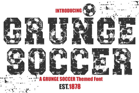 Grunge Soccer: A Bold Display Typeface for Editorial Impact