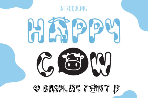 Happy Cow: The Playful Display Font for Campaigns That Pop