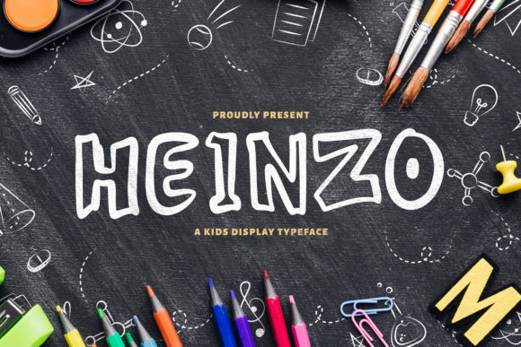 Heinzo: A Playful Display Font for Engaging Editorial Designs