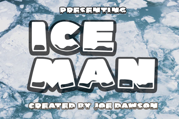 Ice Man: The Fun Display Typeface for Your Summer Brand