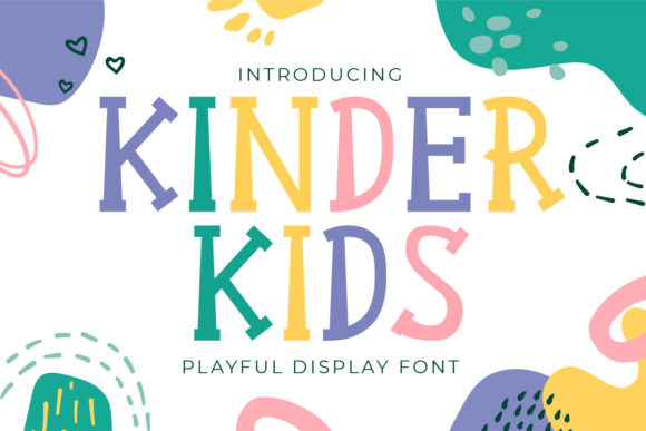 Kinder Kids: The Playful Display Font for Creative Makers