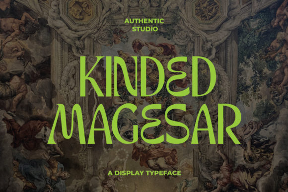 Kinder Magesar: The Retro Display Font for Bold Branding