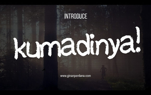 Kumadinya: The Quirky Brushed Display Font for Campaigns