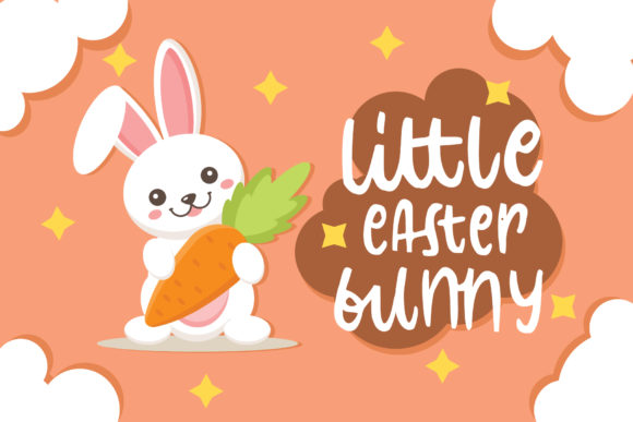 Little Easter Bunny: A Playful Display Font for Kids' Branding