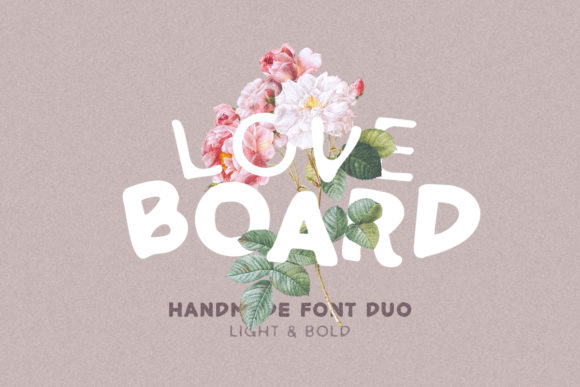 Love Board: A Thick Organic Display Font for Bold Branding