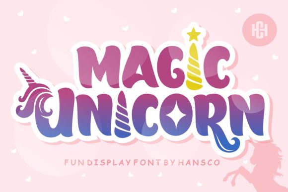 Magic Unicorn: The Display Font for Playful Campaigns