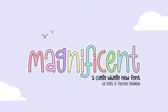 Magnificent Duo: The Perfect Display Font for Joyful Campaigns