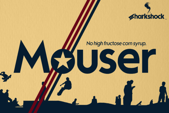 Mouser: A Modern Display Font for Editorial Design and Branding
