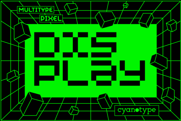 MultiType Pixel Display: The Perfect Typeface for Bold Branding