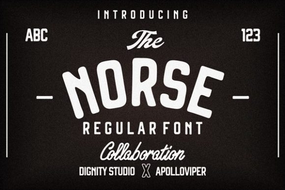 Norse: A Bold Organic Display Font for Handmade Branding