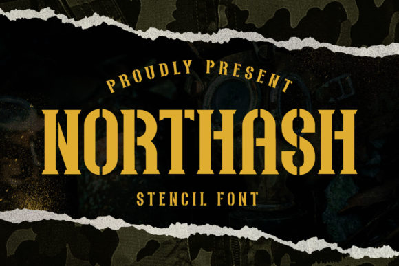 Northas: The Ultimate Vintage Stencil for Bold Projects