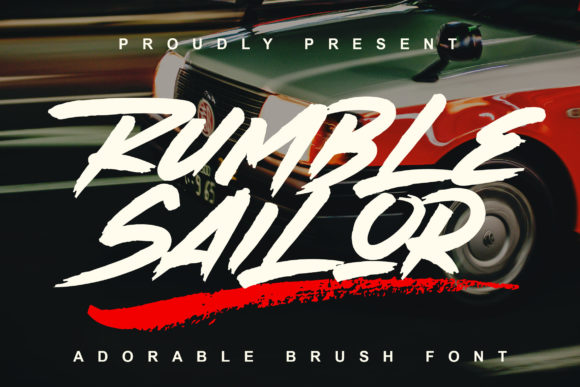 Rumble Sailor: The Bold Display Font for Street-Style Campaigns
