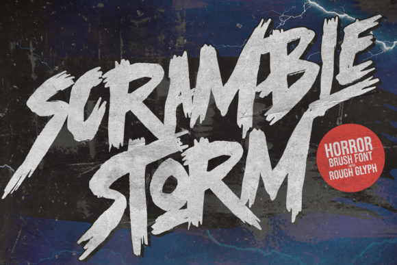 Scramble Storm: The Futuristic Font for Bold Brand Identity