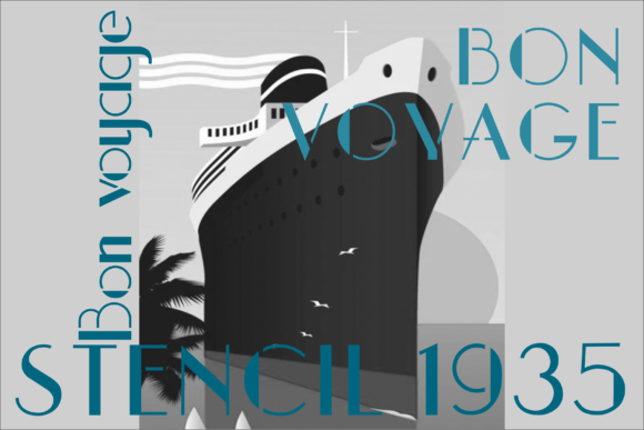 Stencil 1935: The Versatile Display Typeface for Bold Campaigns