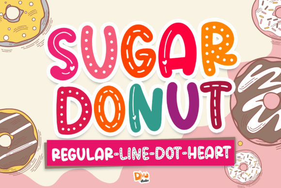Sugar Donut: A Playful Display Font for Authentic Editorial Design