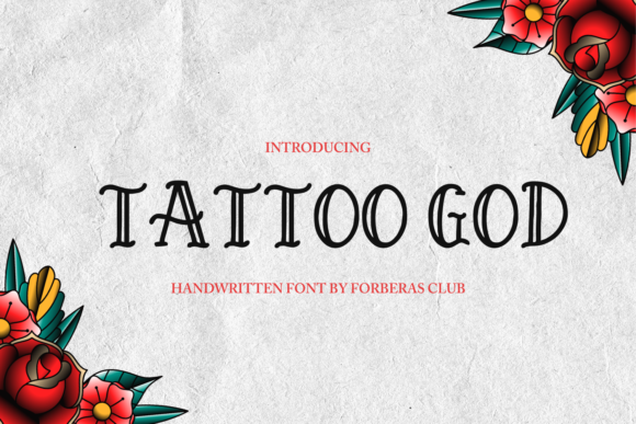Tattoo God: The Vintage Display Font for Bold Branding