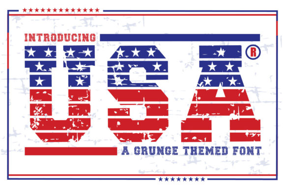 Usa Grunge: A Bold Display Typeface for Modern Editorial Design