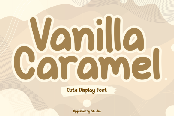Vanilla Caramel: A Sweet Display Font for Modern Web Design