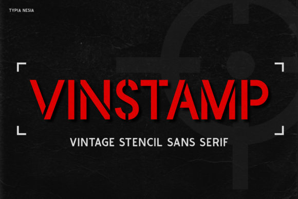 Vinstamp: The Classic Display Font for Handmade Creators